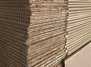 Stack of cardboard