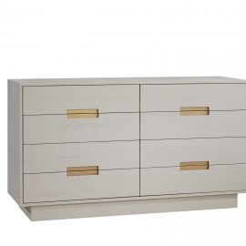 Como King 8 drawer dresser in Dove