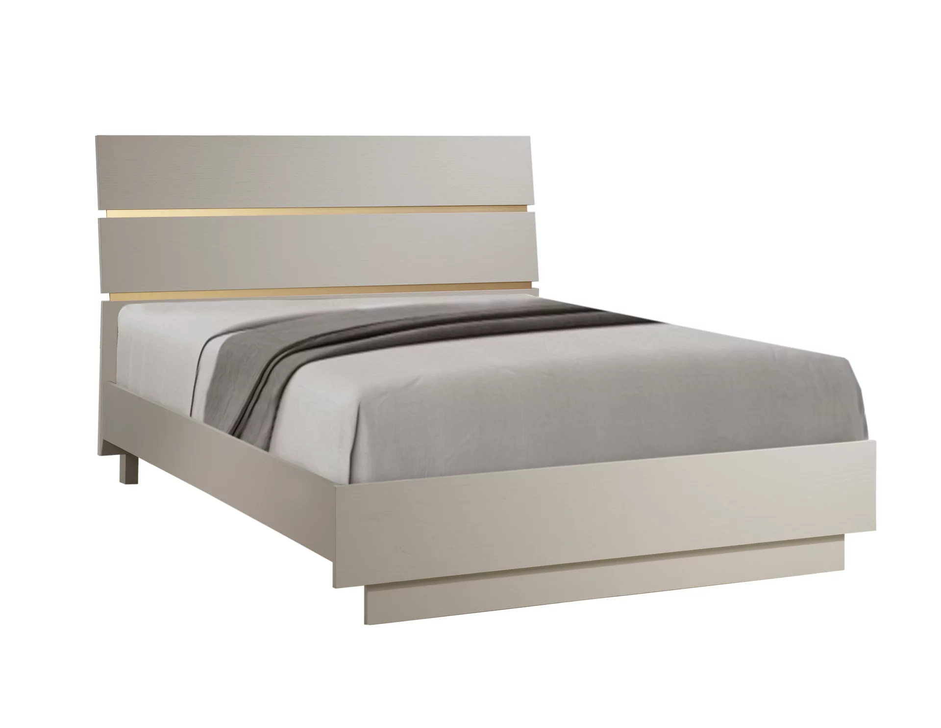 Como Queen size Bed (low profile footboard) in Dove