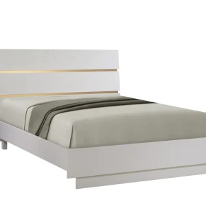 Como Queen size Bed (low profile footboard) in White