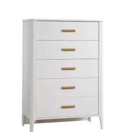 Palo 5 Drawer Chest in White