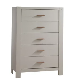 Toscano 5 Drawer Chest in Dove