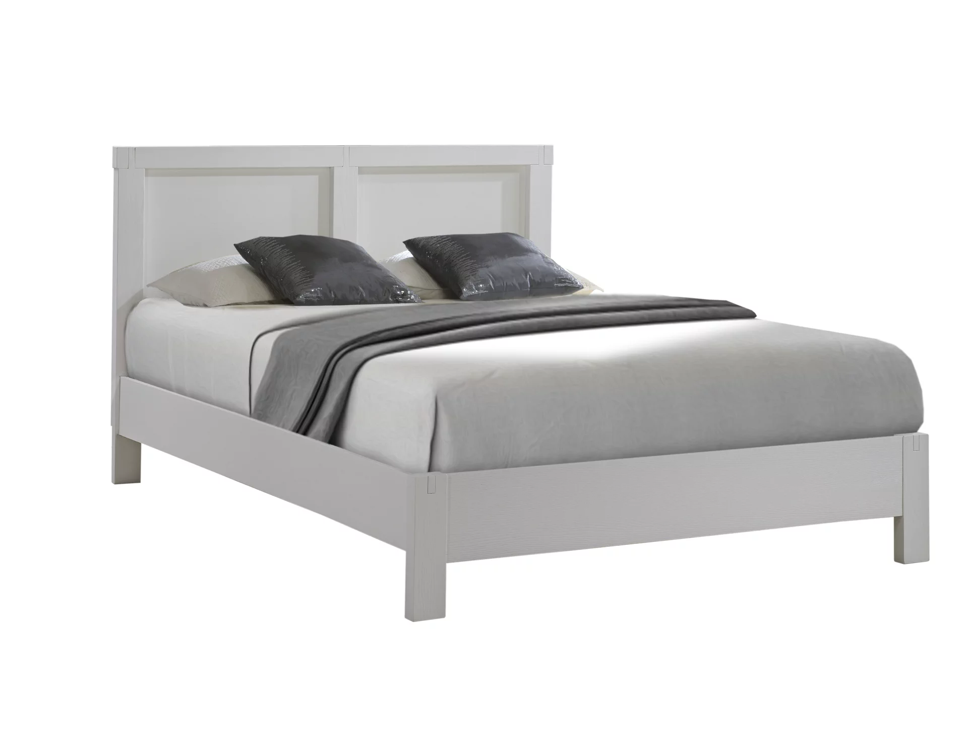 Toscano Bed (low profile footboard) in White