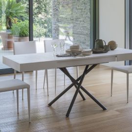 IRIS – TRANSFORMING COFFEE TABLE (converts to dining table for up to 8 people)