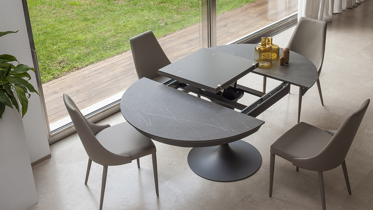 SUN – EXTENDING DINING TABLE (converts to dining table for up to 8 people)