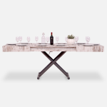 VOLO – TRANSFORMING COFFEE TABLE (converts to dining table for up to 10 people)